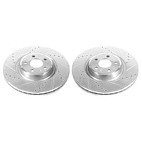 PowerStop Power Stop 14-18 Audi A6 Front Evolution Drilled & Slotted Rotors - Pair