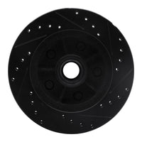 R1 Concepts R1 88-91 Chevrolet C1500 Front Left Drilled & Slotted Black Brake Rotor