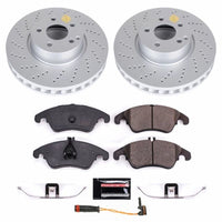 PowerStop Power Stop 2014 Mercedes-Benz C300 Front Z23 Evolution Sport Coated Brake Kit