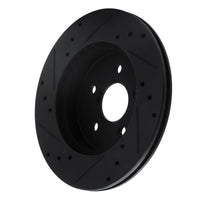 R1 Concepts R1 88-88 Pontiac Fiero Rear/Front Right Drilled & Slotted Black Brake Rotor