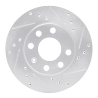 R1 Concepts R1 88-20 Chevrolet CHEVY (Mexico) Front Right Drilled & Slotted Silver Brake Rotor
