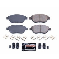 PowerStop Power Stop 12-18 Fiat 500 Front Z23 Evolution Sport Brake Pads w/Hardware