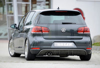 Rieger 00099657 VW Mk6 Golf GTD Rear Diffuser for Original Twin Tailpipe Left - Carbon-Look