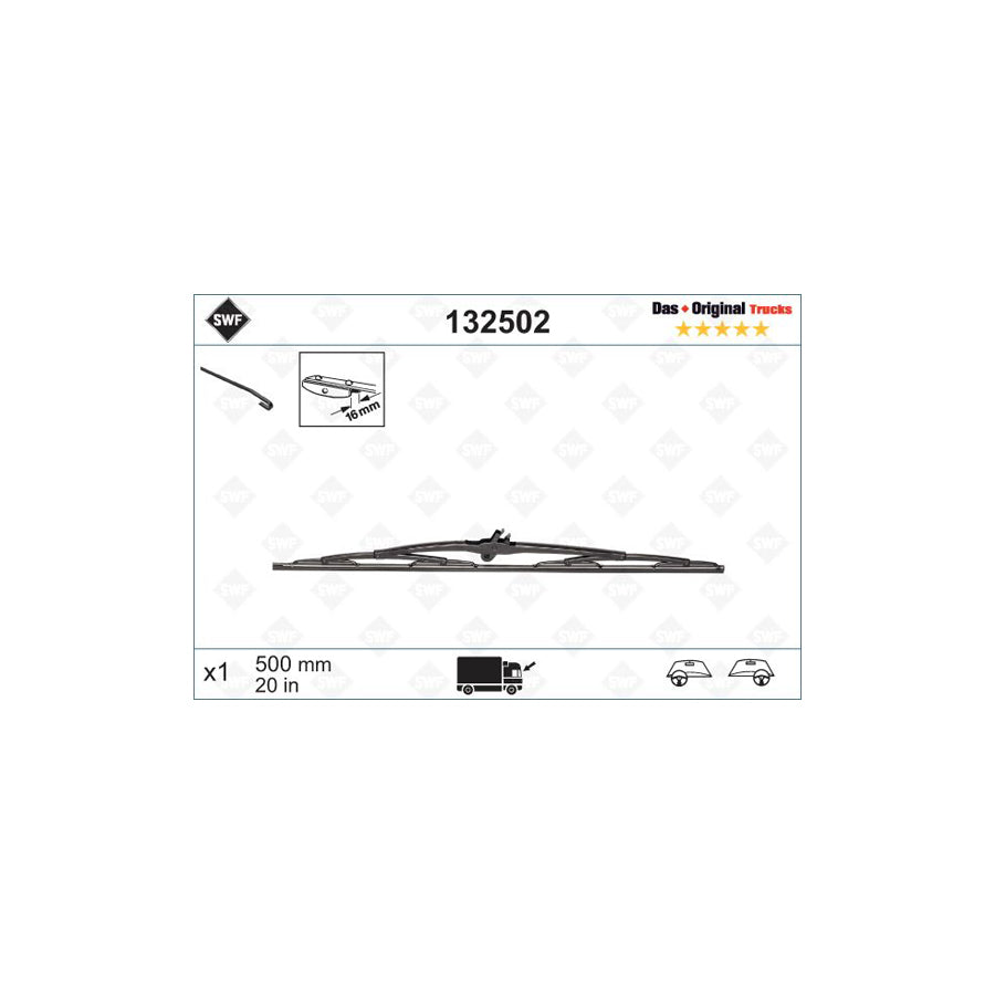 Swf Original 132502 Wiper Blade