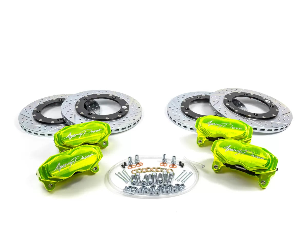 Agency Power AP-BRP-X3-460-GRN Big Brake Kit Front and Rear Monster Green Can-Am Maverick X3 Turbo |