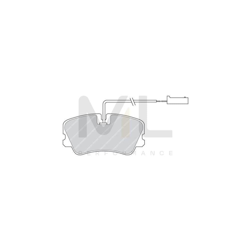 Ferodo Premier Fdb990 Brake Pad Set Not Prepared For Wear Indicator | Performance Parts Direct Car Parts