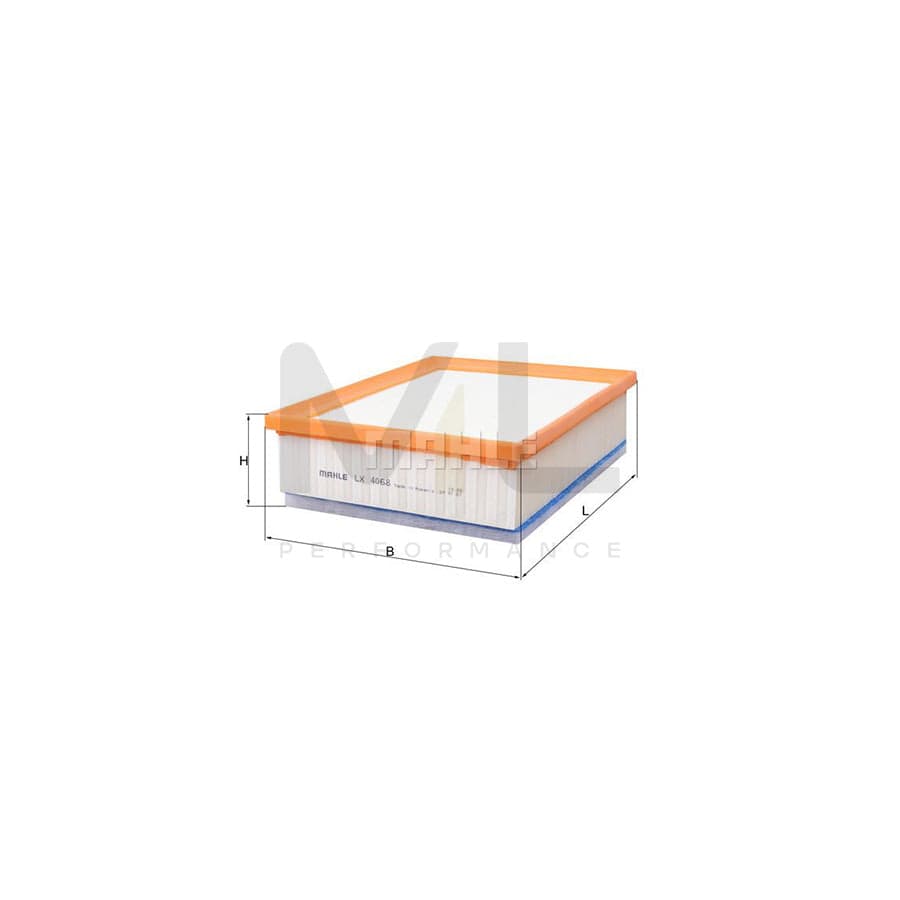 MAHLE ORIGINAL LX 4068 Air Filter Filter Insert | Performance Parts DirectCar Parts