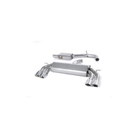 MillTek Audi 8V S3 Resonated Non-Valved Cat-Back Exhaust (Quattro)