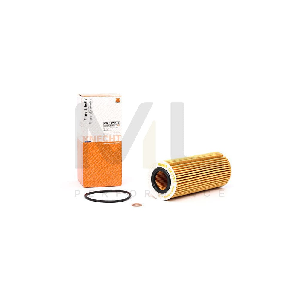 MAHLE ORIGINAL OX 177/3D Oil Filter Filter Insert | Performance Parts DirectCar Parts