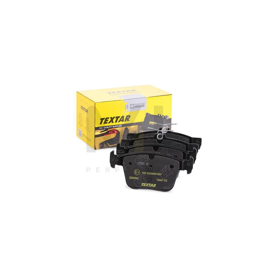 TEXTAR 2500901 Brake pad set not prepared for wear indicator