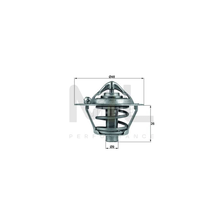 MAHLE ORIGINAL TX 98 75 Engine thermostat Opening Temperature: 75,0��C, without gasket / seal | Performance Parts DirectCar Parts