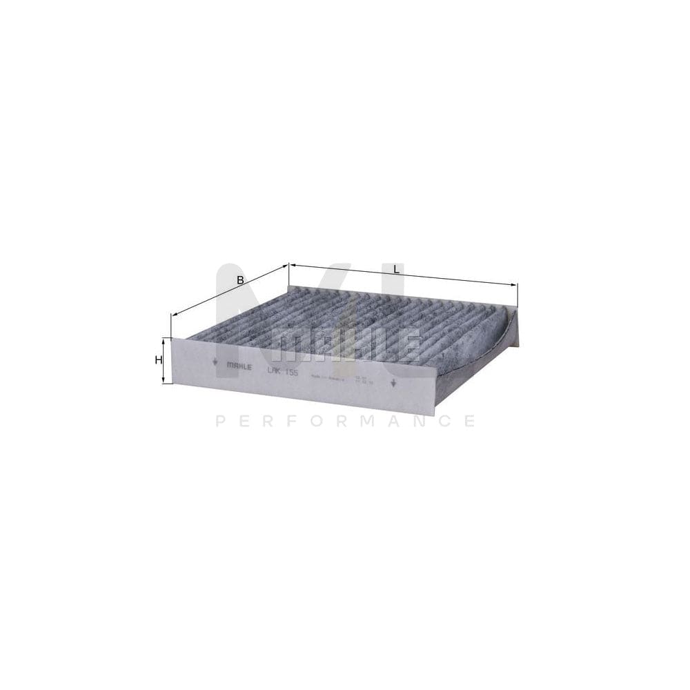 MAHLE ORIGINAL LAK 155 Pollen filter Activated Carbon Filter | Performance Parts DirectCar Parts