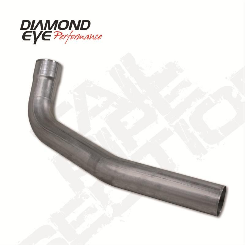 Diamond Eye Performance Diamond Eye Tail Pipe 4in 2ND SEC TURBO/CB SGL AL FORD 6.0L F250/350 03-07 CORS SS PART 161003