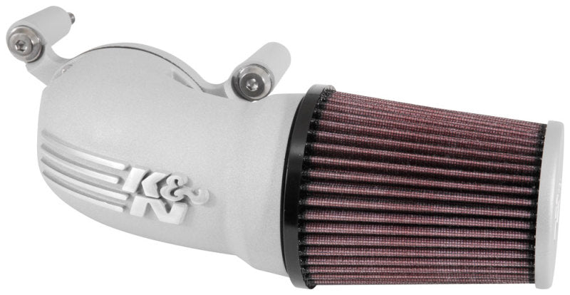 K&N Engineering K&N 08-17 Harley-Davidson Touring Models Performance Air Intake System Silver