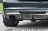 Rieger 00088025 BMW 1 Series E82 E88 Rear Diffuser for Twin Tailpipe Left & Right - Glossy Black