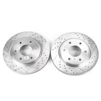 PowerStop Power Stop 05-06 Infiniti QX56 Front Evolution Drilled & Slotted Rotors - Pair