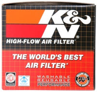 K&N Engineering K&N Filter Universal Rubber Filter - Round Straight 1.688in Flange ID x 3in OD x 4in Height