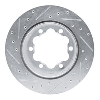 R1 Concepts R1 02-06 Dodge Sprinter 3500 Rear Right Drilled & Slotted Silver Brake Rotor