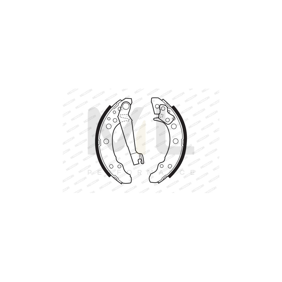 FERODO PREMIER FSB191 Brake Shoe Set | Performance Parts Direct Car Parts