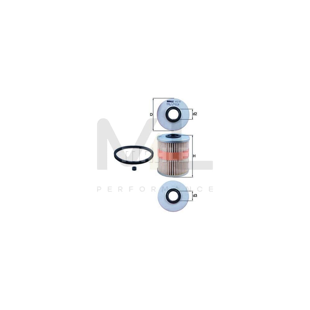 MAHLE ORIGINAL KX 218D Fuel filter Filter Insert | Performance Parts DirectCar Parts