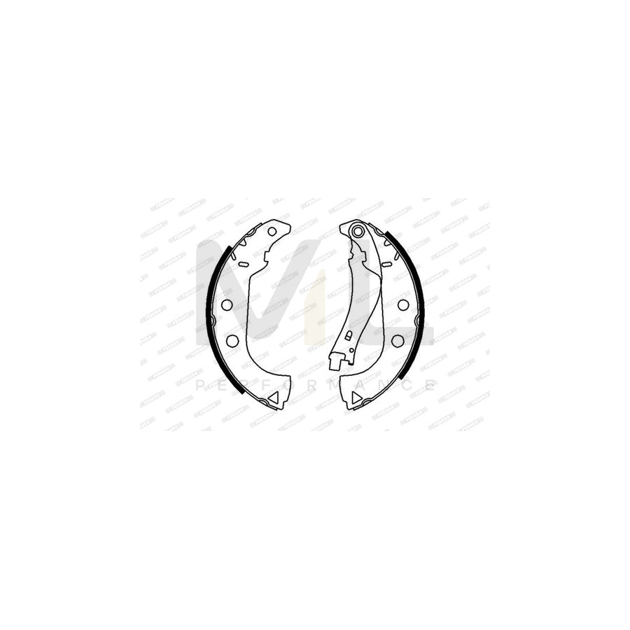 FERODO PREMIER FSB675 Brake Shoe Set | Performance Parts Direct Car Parts