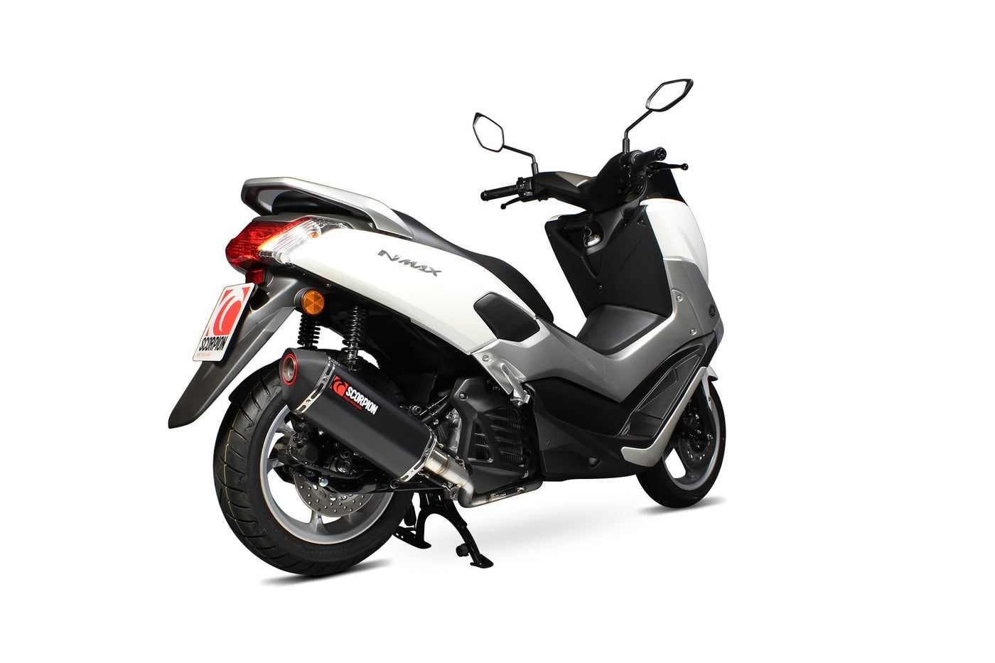 Scorpion RYA104BCER Yamaha N-Max 125 Serket Parallel Full System - Black Ceramic Coated Sleeve |  UK