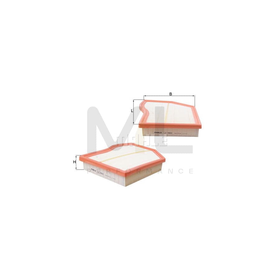 MAHLE ORIGINAL LX 4802 Air Filter Filter Insert | Performance Parts DirectCar Parts