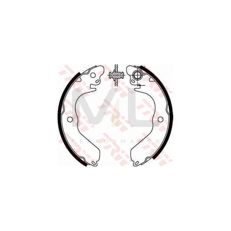 TRW GS8553 Brake Shoe Set | Performance Parts Direct Car Parts