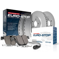 PowerStop Power Stop 99-03 Saab 9-3 Front Euro-Stop Brake Kit