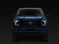 Raxiom 15-17 Ford F-150 G3 Projector Headlights w/ LED Accent- Black Housing (Clear Lens)