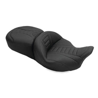 Mustang Motorcycle Mustang 08-21 Harley Electra Glide, Rd Glide, Rd King, Str Glide Touring 1PC Seat Deluxe - Black