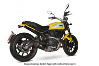 Scorpion RDI62TEO Ducati Scrambler 800 Serket Taper Slip-On Exhaust - Titanium Sleeve