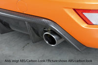 Rieger 00034158 Ford Focus 2 ST Rear Diffuser for Original Tailpipe Left & RIght -  Matte Black