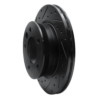 R1 Concepts R1 02-06 Dodge Sprinter 3500 Front Left Drilled & Slotted Black Brake Rotor