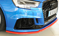 Rieger 00056810 Audi 8V RS3 Front Splitter -  Matte Black