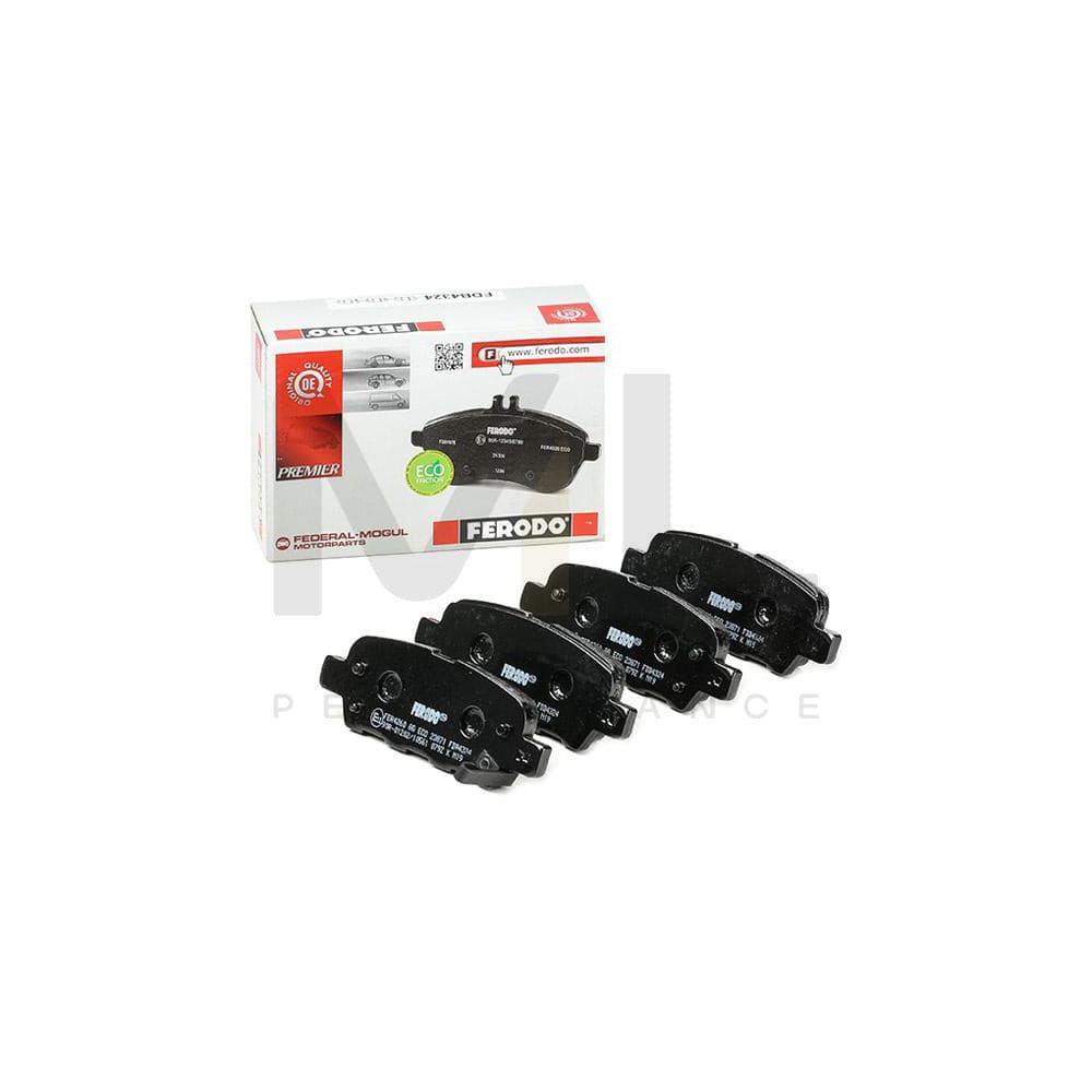 Ferodo Fdb4179W Brake Pad Set Premier, Not Prepared For Wear Indicator, With Brake Caliper Screws | Performance Parts Direct Car Parts