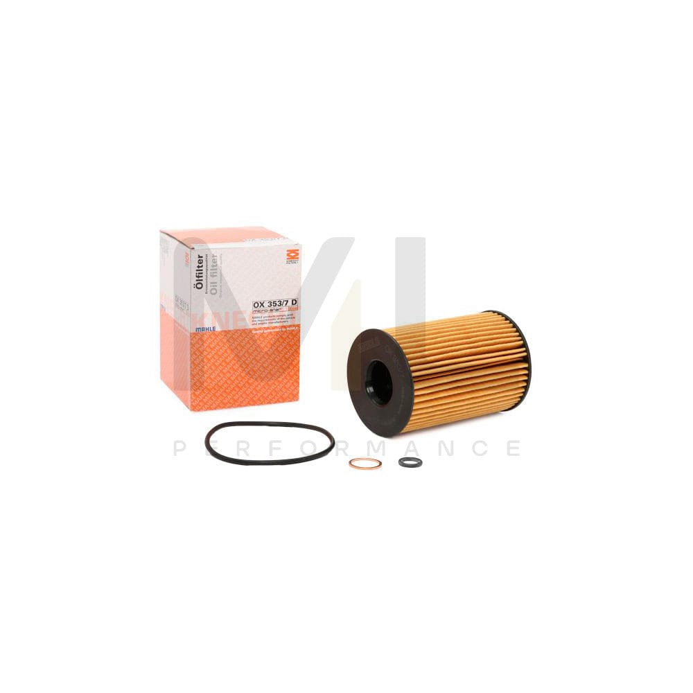 MAHLE ORIGINAL OX 353/7D Oil Filter Filter Insert | Performance Parts DirectCar Parts