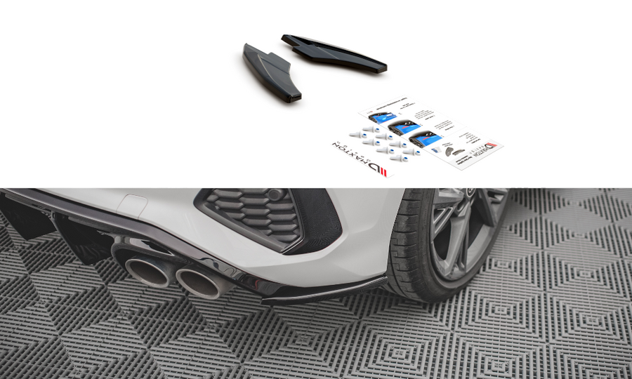 Maxton Design Audi S3 8Y Sportback Rear Side Splitters V.2