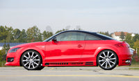 Rieger 00099050 Audi 8J TT Rear Diffuser for Twin Tailpipe Left & Right - Carbon-Look