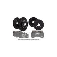 EBC P2DK029RPX Audi Seat Skoda VW Full Vehicle Kit RPX Full Race Pads & 2-Piece Fully-Floating Discs - TRW Caliper