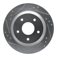 R1 Concepts R1 1985-1992 Chevrolet Camaro Rear Left Drilled & Slotted Silver Brake Rotor