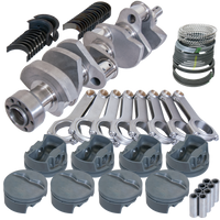 Eagle Chevy LT1 350 1Pc 3.875in Crank 6.000in H-Beam Stroker Rods 4.040in Pistons Rotating Assembly