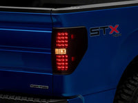 Raxiom 09-14 Ford F-150 Styleside Axial Series LED Tail Lights- Black Housing (Smoked Lens)