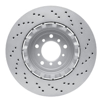 DFC 06-08 BMW Z4 Left Front Drilled Hi-Carbon Alloy Geomet Coated Rotor