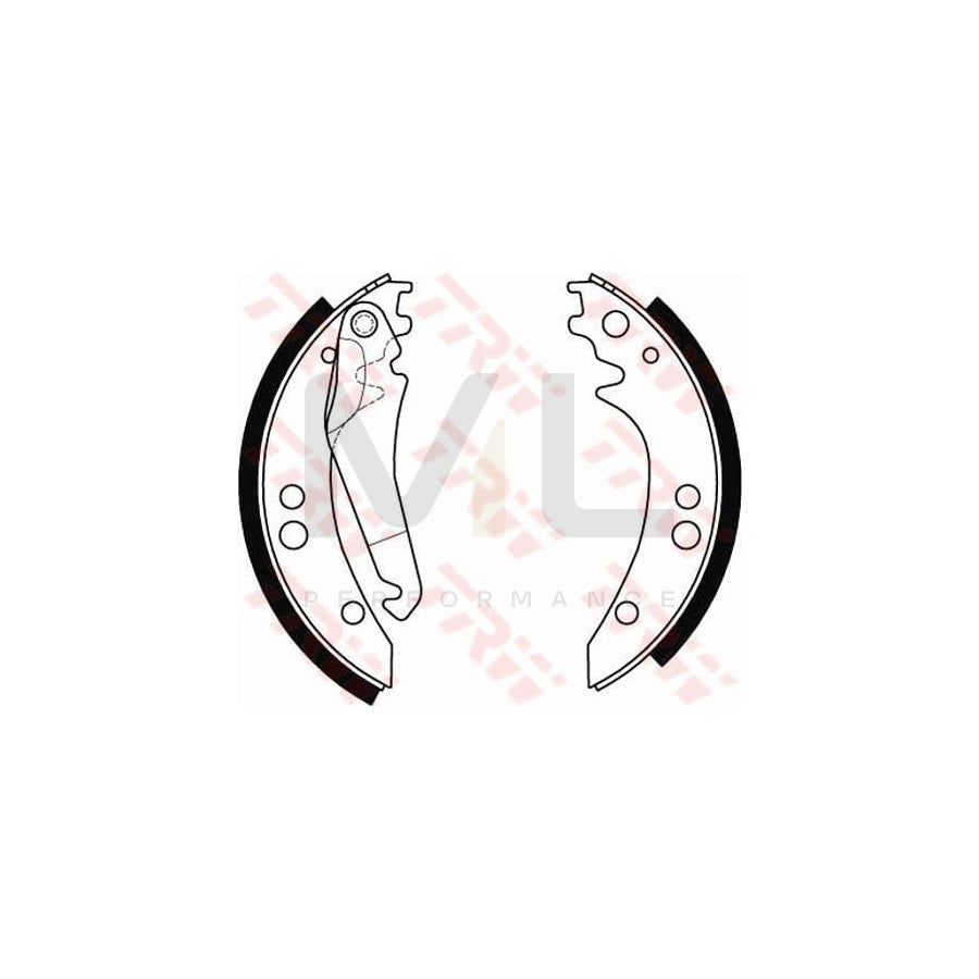 TRW GS8434 Brake Shoe Set | Performance Parts Direct Car Parts