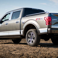 Putco 15-20 Ford F-150 Super Crew Cab 5.5ft Short Box (4.25in Tall - 12pcs) SS Rocker Panels