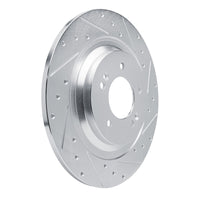 R1 Concepts R1 21-25 Hyundai SONATA Rear Right Drilled & Slotted Silver Brake Rotor
