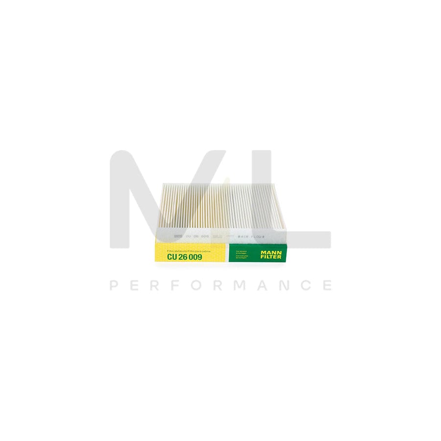 MANN-FILTER CU 26 009 Pollen filter Particulate Filter | Performance Parts DirectCar Parts