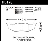 Hawk Performance Hawk SRT4 HP+ Street Rear Brake Pads