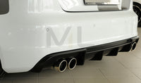 Rieger 00056813 Audi 8V S3 Rear Diffuser for Original Twin Tailpipe Left & Right -  Matte Black